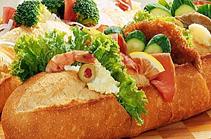 Fresh Baguettes from Fratelli Cafe & Panini Bar